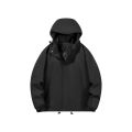 Spring New Outdoor Sports Sunscreen Clothes for Men Loose Hooded Work Jackets Windproof Cardigan Mountaineering Sprint Clothes f. 