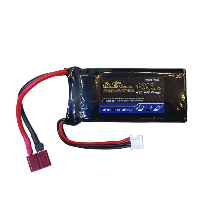 1500mAh%20Tiger%202S%207.4V%2030C%20Lipo%20Battery%20for%20Remote%20Control%20Multicopter/%20Fixed%20Wing/%20Rover%20-%20Image%202