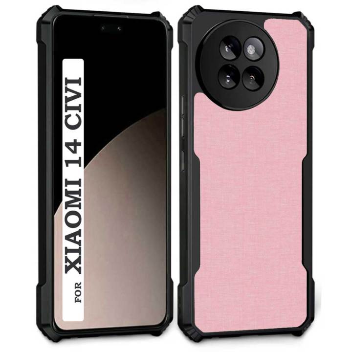 For Xiaomi 14 Pro CIVI / Mi 14 CIVI Xundd Back Cover Camera Protective Black Border Crystal Clear Xundd Mobile Back Cover For Xiaomi 14 Pro CIVI / Mi 14 CIVI phone case