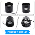 6 Inch High-Speed Exhaust Fan Kitchen Extractor Metal Toilet Fan220V. 