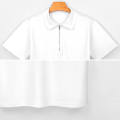 80S Style Design Polo Shirts Black Polka Dots Casual Shirt Day Fashion Men Short Sleeve Collar Design T-Shirts.
