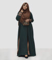 abaya borka (Afrin Borka) (No Hijab) Dubai Cherry stylish party borka fashion collection Fashionable khimar Lycra borka for Women. 