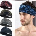 2021 Sport Running Fitness Sweatband Sport Hair Bands Bike Cycling Running Headbands Gym Headscarf Tennis Yoga Wide Headwrap.