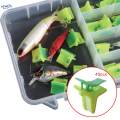 40x Hooks Safety cap easily to Access Strong Hooks Holder Fishing Tackle Tools. 