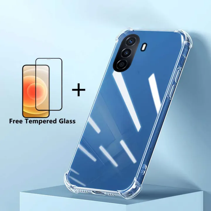 For%20Huawei%20Nova%20Y71%20Y70%20Case%20Clear%20Shockproof%20Silicone%20+%20Tempered%20Glass%20Screen%20Protector%20Film%20For%20Huawei%20Nova%20Y71%20Y70%20Back%20Cover%20-%20Image%202