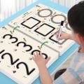2024 Magical Tracing Workbook Set Children Pen Control Training Practice Copybook for Kids Early Educational Draw Line Card Toy. 