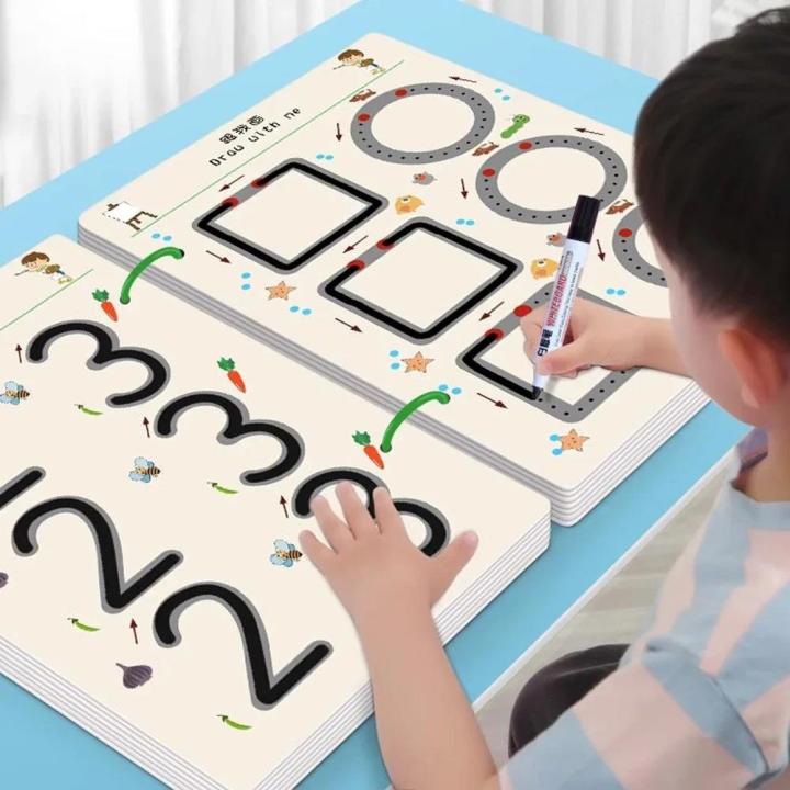 2024%20Magical%20Tracing%20Workbook%20Set%20Children%20Pen%20Control%20Training%20Practice%20Copybook%20for%20Kids%20Early%20Educational%20Draw%20Line%20Card%20Toy%20-%20Image%202