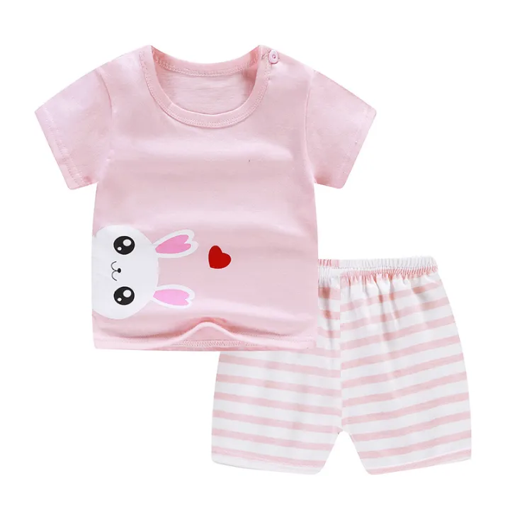 %EF%BC%88NEW%EF%BC%89Children's%20Short-sleeved%20Cotton%20Suit%20Baby%20Boy%20Girl%20Two-piece%20Set%20%20Children's%20New%20T-shirt%20Clothing%20Suit%20-%20Image%207