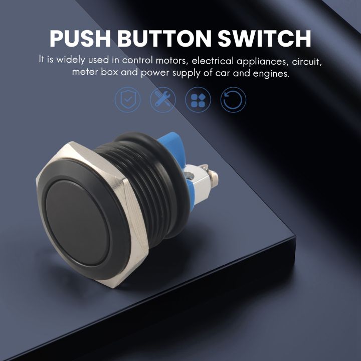 Horn%20Switch%20Horn%20Button%20Push%20Button%20Switch%20For%20Car%2016mm%2012V%20-%20Image%202