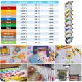 Handheld Embossed Label Machine Lettering Embossed Labeler Manual Embosser Label Makers Pre-Cut Partitions Embosser Label Makers minghao. 