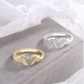 New Romantic Love Hand with Heart Shaped Ring Creative Couple Silver Color Adjustable Open Rings Personality Party Jewelry Gift.