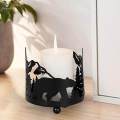 Votive Candle Holder Candle Stand Iron Candlestick Romantic Nordic Candleholder Candelabra for Table Centerpieces Home Party Decoration Gift.