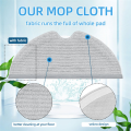 21 Piece Main SIde Brush HEPA Filter Mop Cloth As Shown Replacement Parts for Dreame Bot D9 MAX / L10 Pro Robot Vacuum Accessories.