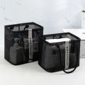 Large/small Shower Bag Portable Toiletry Bag Men's Dental Supplies Mesh Toiletry Bag Basket Women's Travel Storage Basket. 