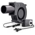Speed Controller Blower Fan Home Garden Adjustable Air Blower Air Outlet 97mm Blower Fan Cooking Portable Machine. 