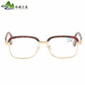 New vintage eyebrow reading glasses, aspherical glass, old man reading glasses, thick big face, metal frame, one piece for delivery. 