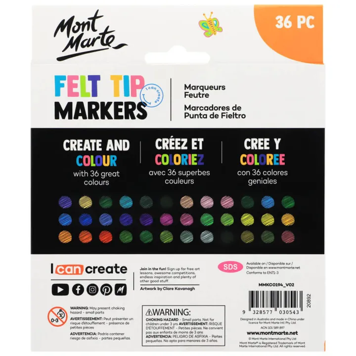 Mont%20Marte%20Kids%20Felt%20Tip%20Markers%2036pc-Basic%20-%20Image%202