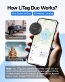 MiLi LiTag Duo Smart Finder | Android & iOS Bluetooth Tracker for Keys, Bag & Wallet | 3 Months Warranty. 