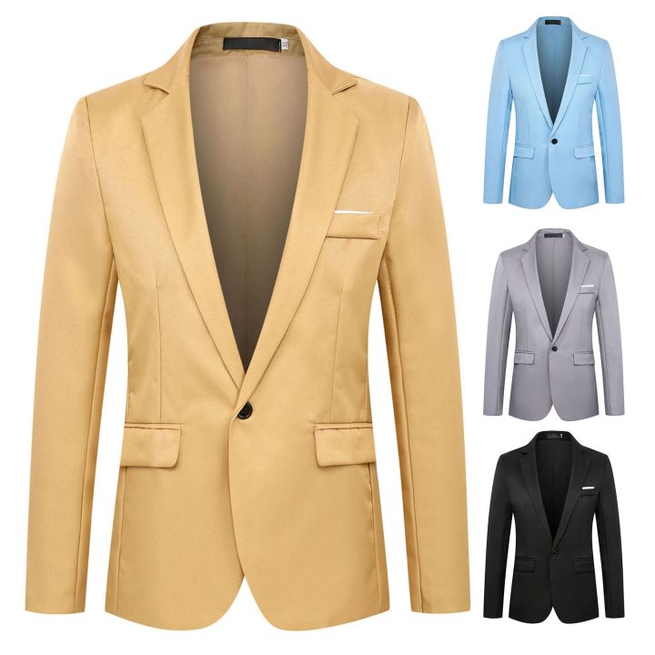 Men%20Blazer%20One%20Buckle%20Turndown%20Collar%20Long%20Sleeves%20Solid%20Color%20Plus%20Size%20Slim%20Fit%20Suit%20Jacket%20for%20Office%20-%20Image%203
