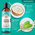 GuruNanda Coconut Oil Pulling, Fresh Breath & Whitening Mouthwash 237ML (Guru Nanda Oil Pulling Mouth Wash - USA). 