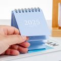 【HOT SALE】 New Year Gift 2024.7-2025.12 Table Desk Calendar Simple Protable 2025 Desk Calendar Cute Desktop Paper Calendar. 
