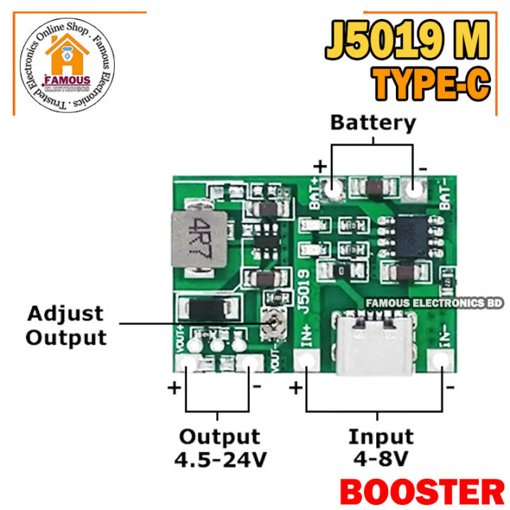 J5019%20TYPE-C%20Li-ion%203.7/4.2%20Volt%20Battery%20Charger%20Board%20+%20DC-DC%20Step%20Up%20and%20Down%20Boost%20Module%20-%20Image%206