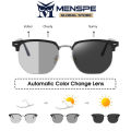 MENSPE Men Glasses Computer Glasses Photochromic Eyeglasses Fashion Semi Frame Clear Lens Glasses Blue Light Blocking Glasses Anti-blue Lens Eyes Protection Eyewear. 