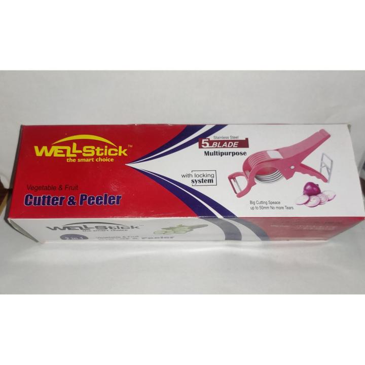 Wellstick vegetables and fruits cutter and peeler