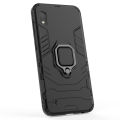 Lenuo Phone Case for Samsung Galaxy A10 Silicone PC Metal Ring Holder Cover.