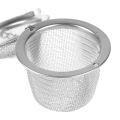 Stainless Steel Mesh Infuser Reusable Tea Strainer Teapot Leaf Spice Filter.