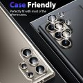 Camera Lens Protector for Samsung Galaxy S24 Ultra Individual Metal Ring Tempered Glass Camera Screen Protector for S24 Ultra. 