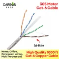 High-Performance - 3 meter Cat 6 Gigabit Ethernet Copper Twisted Wire Lan Cable - Reliable Accessory. 