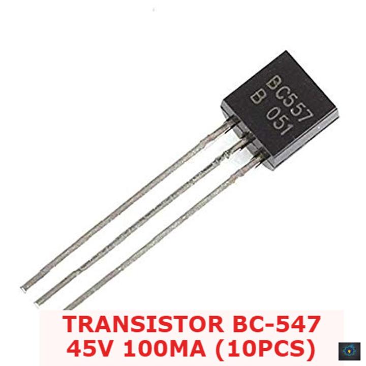 BC557 PNP Transistor (10pcs)
