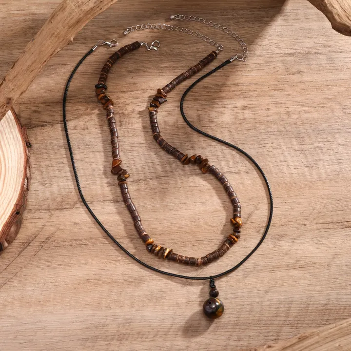 Stone%20and%20Wood%20Bead%20Chain%20with%20Ball%20Pendant%20Necklace%20for%20Men%20Trendy%20Accessories%20on%20the%20Neck%20Male%202023%20Fashion%20Jewelry%20Decoration%20-%20Image%205