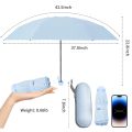 Ultralight And Compact Umbrella Small and Portable Umbrella Sunshade for Women and Rain Dual Use Protection Protection Umbrella.