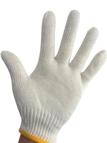 White cotton hand gloves for men 12 pair