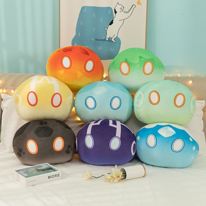 Hilichurl Large Anemo Slime Plush Pillow Genshin Impact Sofa Back Soft Cushion