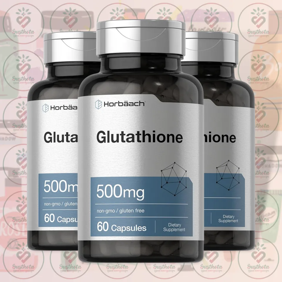 horbaach glutathione Supplement 300mg 60 Capsules Non-gmo 5 Best Glutathione Supplements in