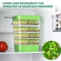 Seed Sprouting Kits Seedling Starter Tray with Lid Versatile Germinate Seeds Indoors Grower for. 