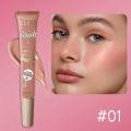 4 Color Waterproof Multi-purpose Liquid Blush Natural Rouge Lasting Natural Cheek Tint Facial Nourishing Blusher Stick Cosmetics. 