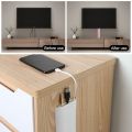 Home Cable Protection Wall Mount Desktop Tidy Wire Hiding Cover Data Cable Holder Cable Storage Box Cable Management. 