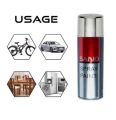 Sanvo Spray Paint (318 Bright Chrome) Waterproof Automatic Metallic Bright Chrome Color Aerosol Spray Paint, Sano Auto Spray Paint.