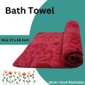 Bath Towel Easy Hand Washable - Premium Quality Cotton Fabric..
