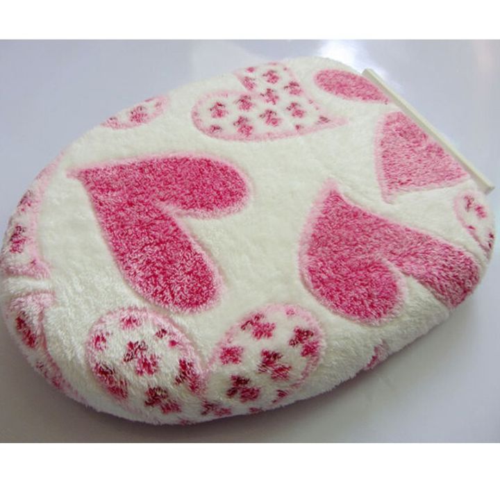 SRYSJS%202PC/Set%20Cotton%20Linter%20Toilet%20Seat%20Cover%20and%20Rug%20Washroom%20Set%20decorative%20toilet%20seat%20covers%20lids%20Promotions%20-%20Image%205