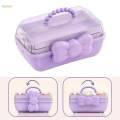 Girl Hair Accessories Storage Box Hair Accessory Organizer Cute Jewelry Organizer Container for Scrunchies Hair Ties Barrette Hairpin.