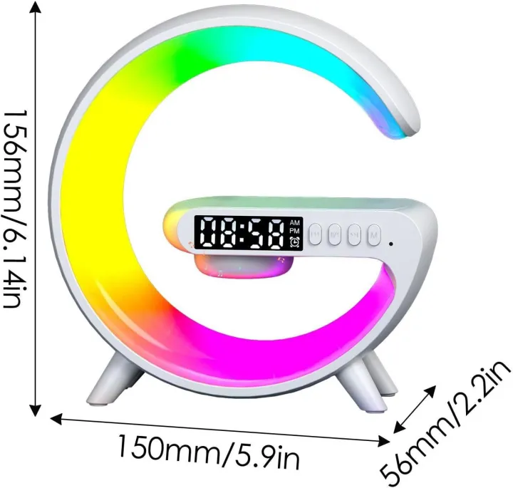 Smart%20Light%20Sound%20Machine%20with%20Wireless%20Charger,%20Music%20Rhythm%20Atmosphere%20Light,%20Bluetooth%20Speaker,%20Clock%20Alarm,%20Button%20and%20APP%20Control%20(White)%20-%20Image%208