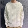 Cable Knit Sweater Men Autumn Winter Tops Men Casual Clothes Crewneck Chunky Knit Cardigan Men Pullover Sweaer Knitted Shirts. 