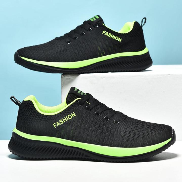 2022 Trend Men Women Running Shoes Breathable Lightweight Male Sport Shoes Couple Knit Sneakers Comfortable Gym Shoes Men Tennis