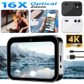 Digital Camera 3 Inch HD 64MP Touch Screen 16X Digital Zoom IR Night Vision Camera Black. 