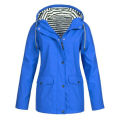 Solid Rain Jacket Plus Size Soft Waterproof Windproof Hooded Raincoat Women Softshell Jacket Winter Jacket Water Proof Hiking. 